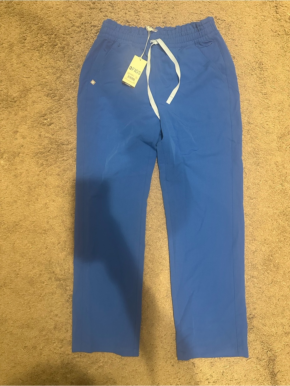 Figs Davia High Waisted Straight Leg Scrub Pants